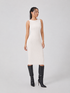 Quintessa - Tweedelige Dames Set Met Rib Top En Midi-rok