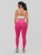Qelina - Dames Sportlegging Met Hoge Taille En Scrunch Detail