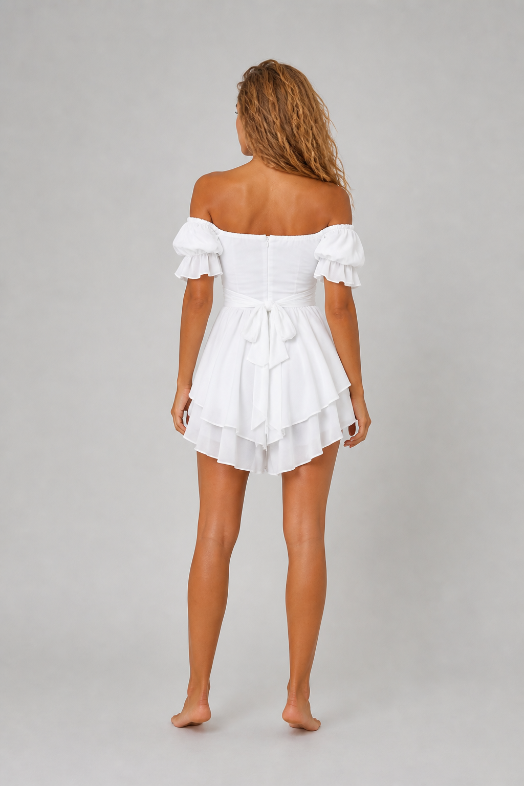 Felicia - Witte Mini-jurk