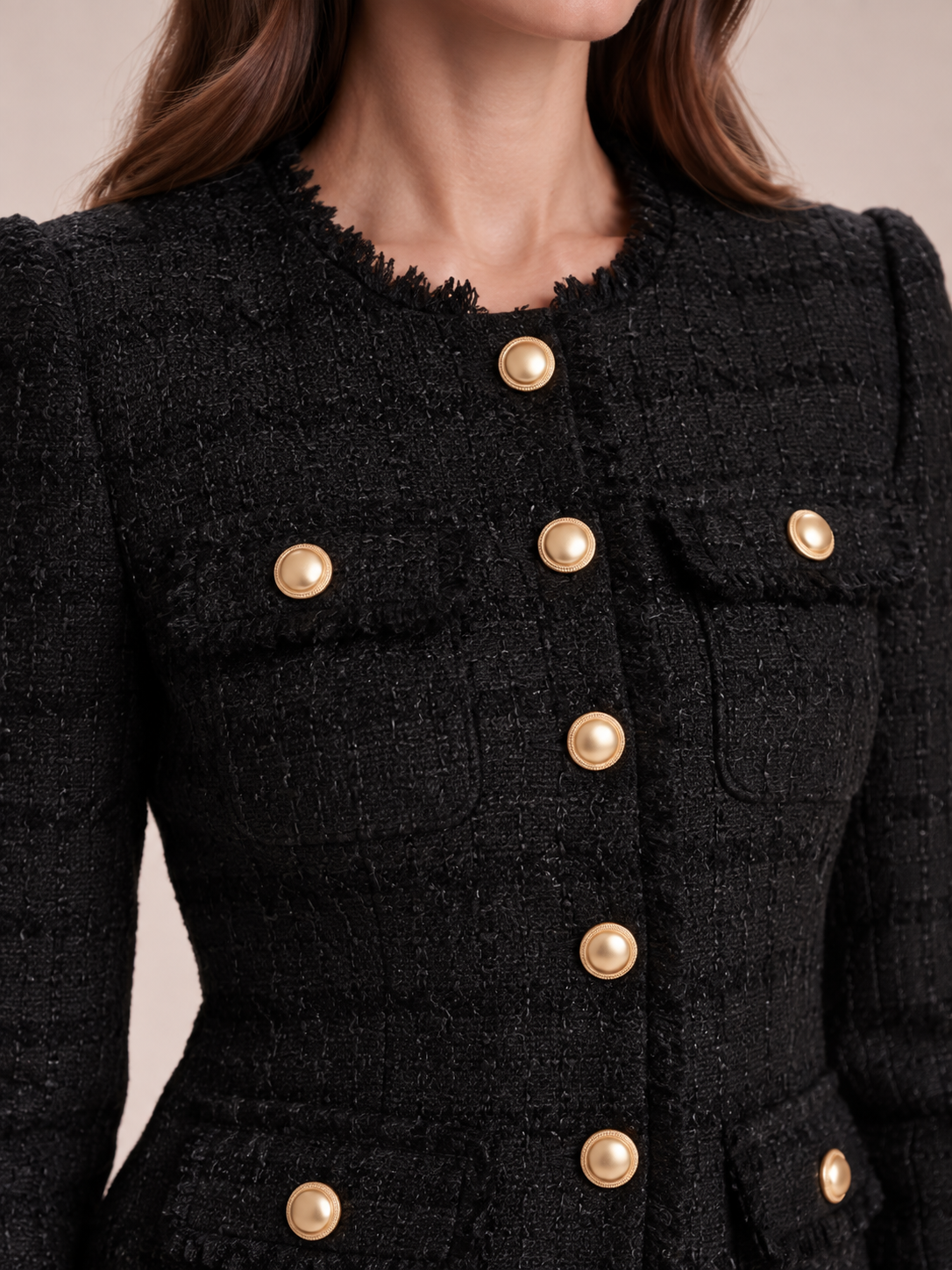 Wieteke - dames pak met tweed jasje en bijpassende short