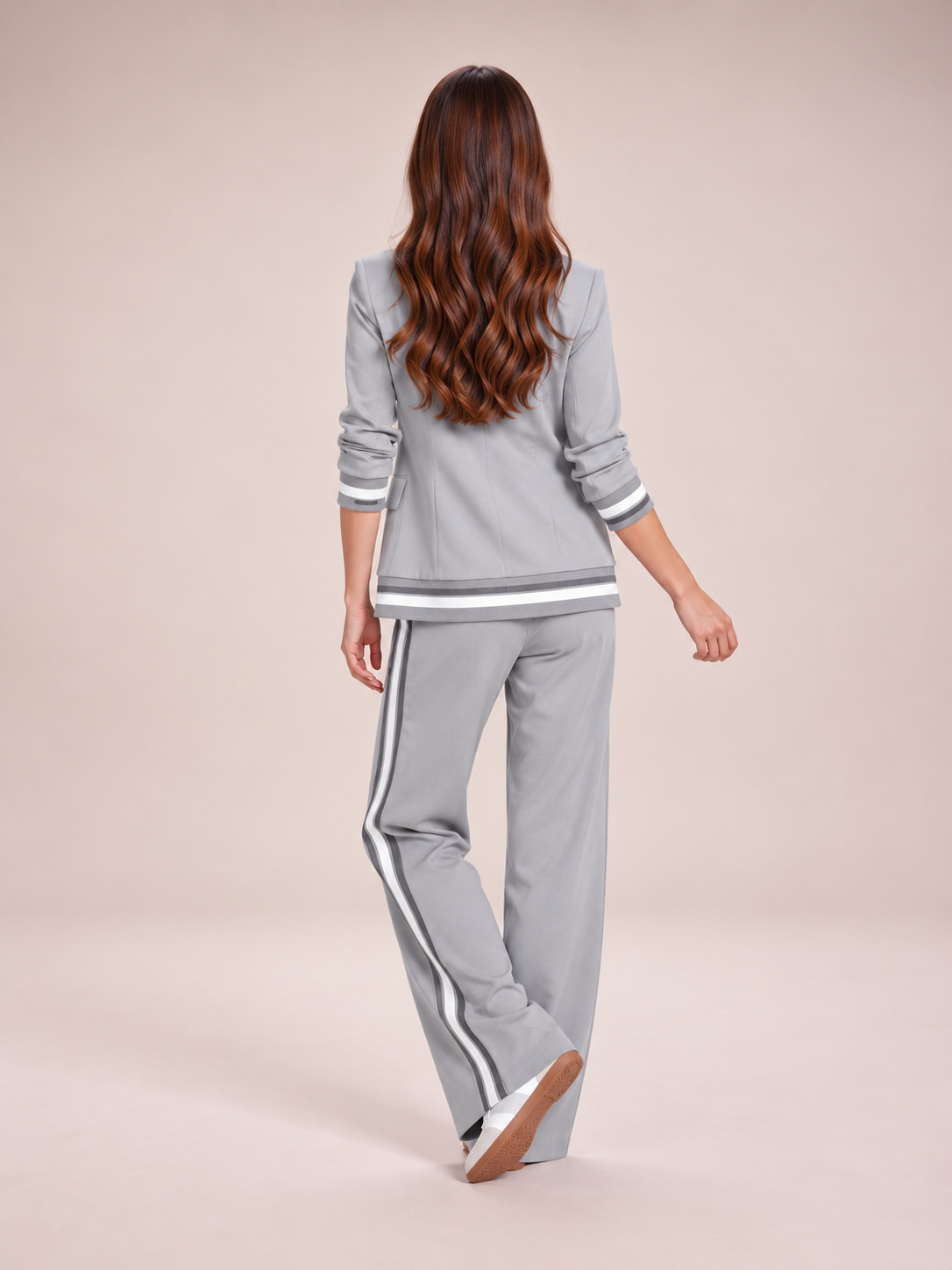 Selina - tweedelig dames set met blazer en wijde broek