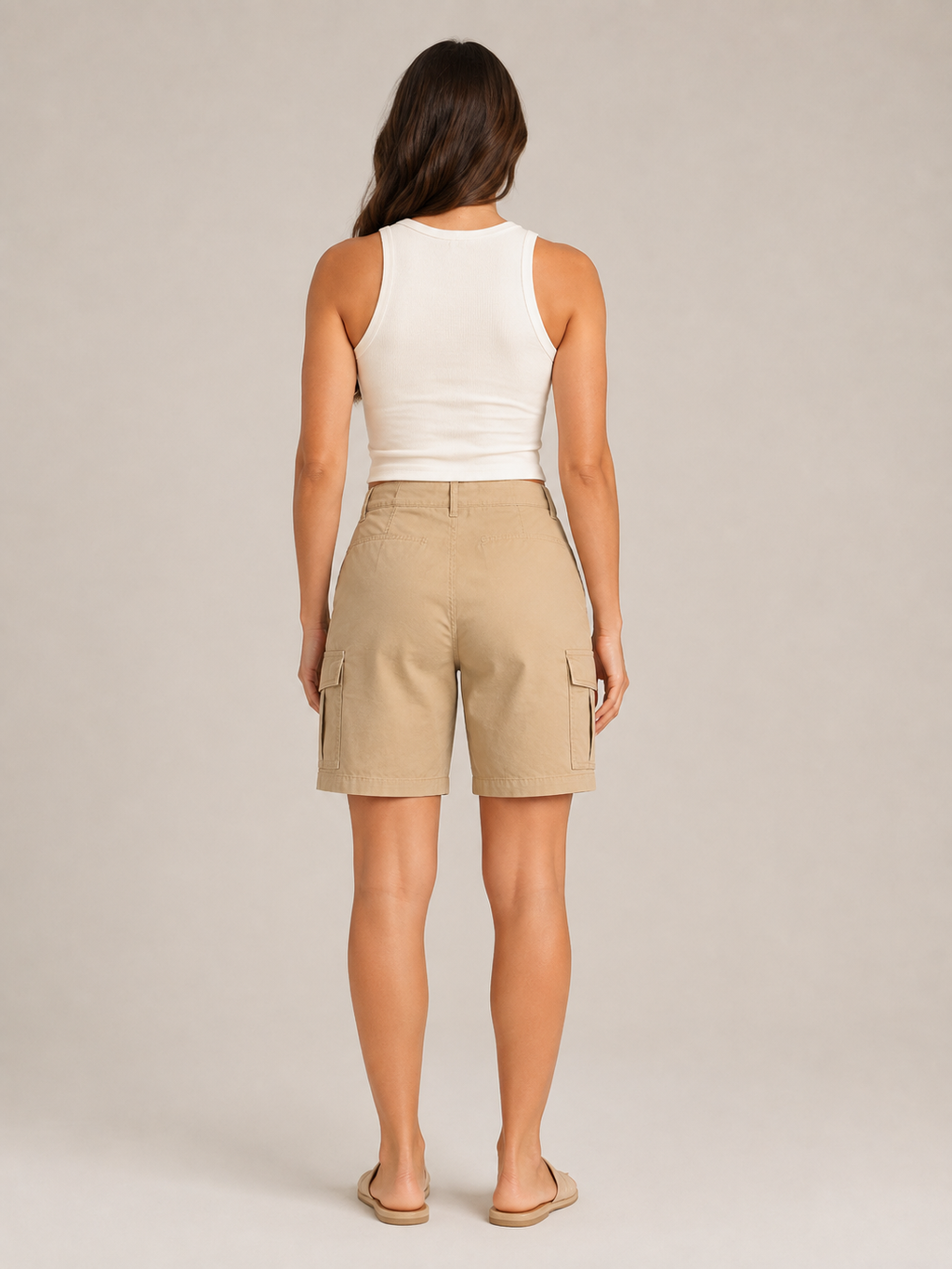 Joy - Dames high-waist sportshorts met elastische taille en zakken