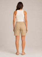 Joy - Dames high-waist sportshorts met elastische taille en zakken