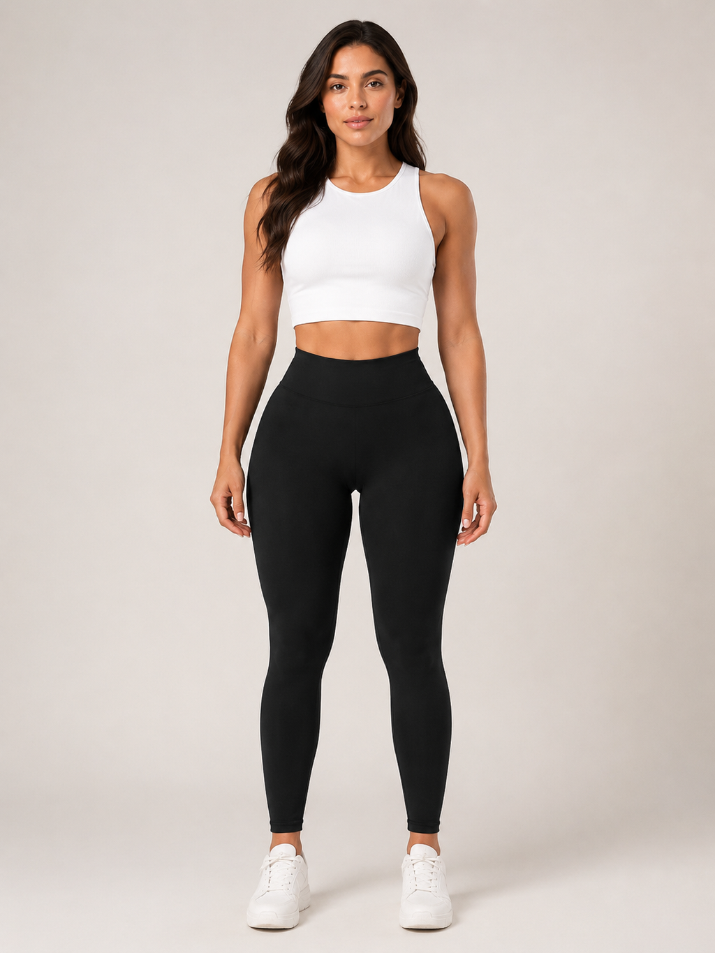 Qadira - Dames Sportlegging Met Hoge Taille En Liftend Detail