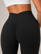 Qadira - Dames Sportlegging Met Hoge Taille En Liftend Detail