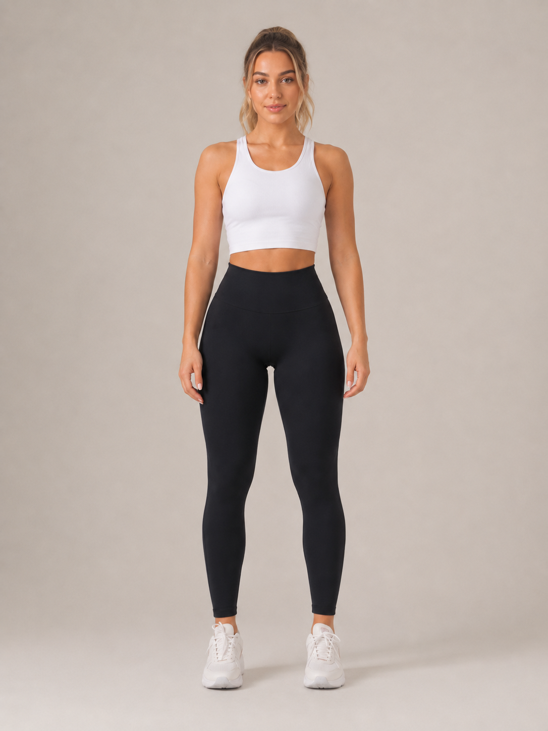 Qiora - Dames Sportlegging Met Hoge Taille En Liftend Effect