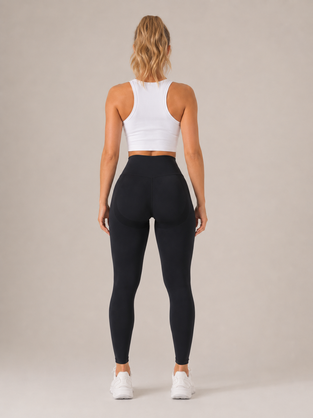 Qiora - Dames Sportlegging Met Hoge Taille En Liftend Effect