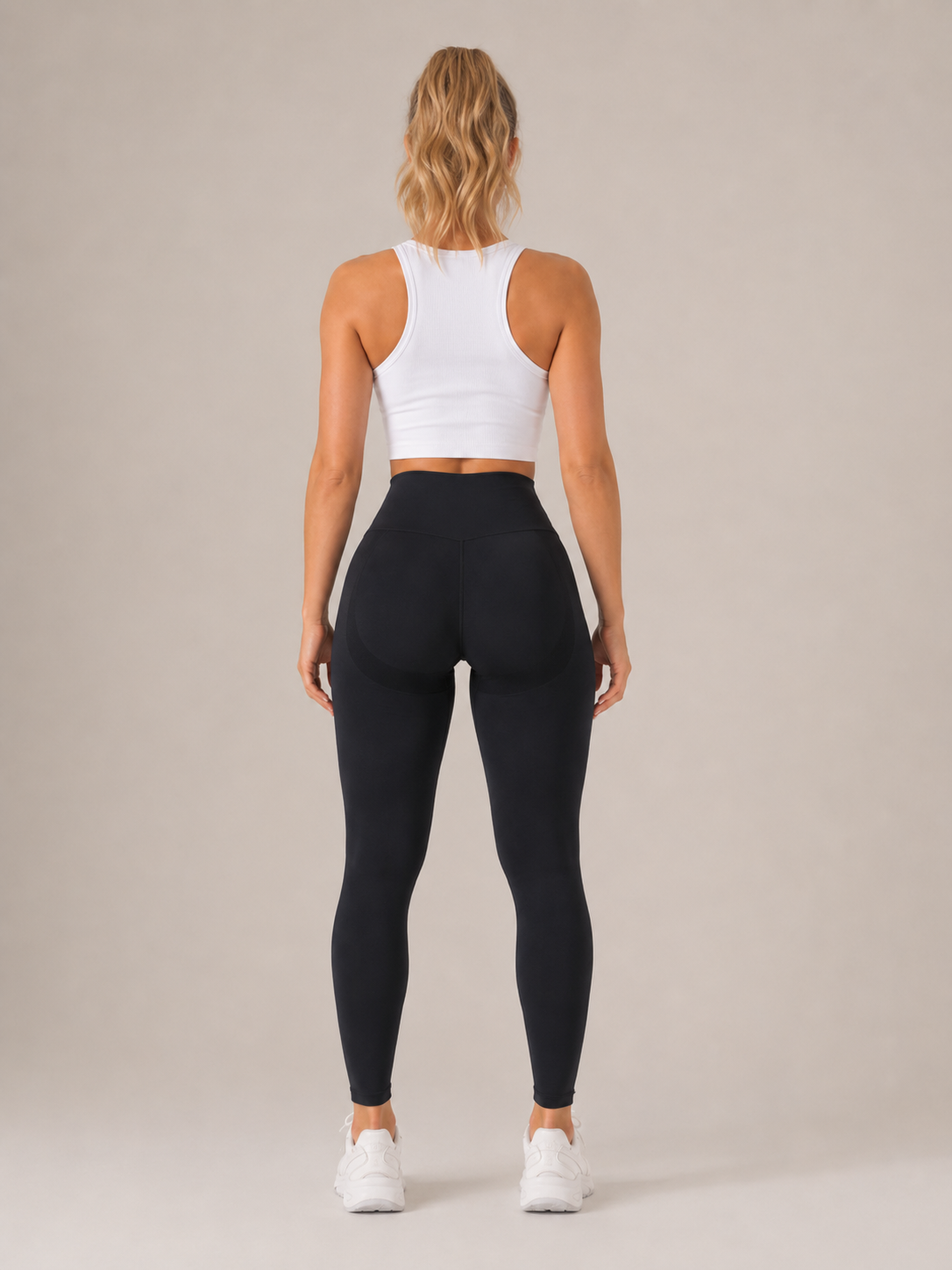 Qiora - Dames Sportlegging Met Hoge Taille En Liftend Effect