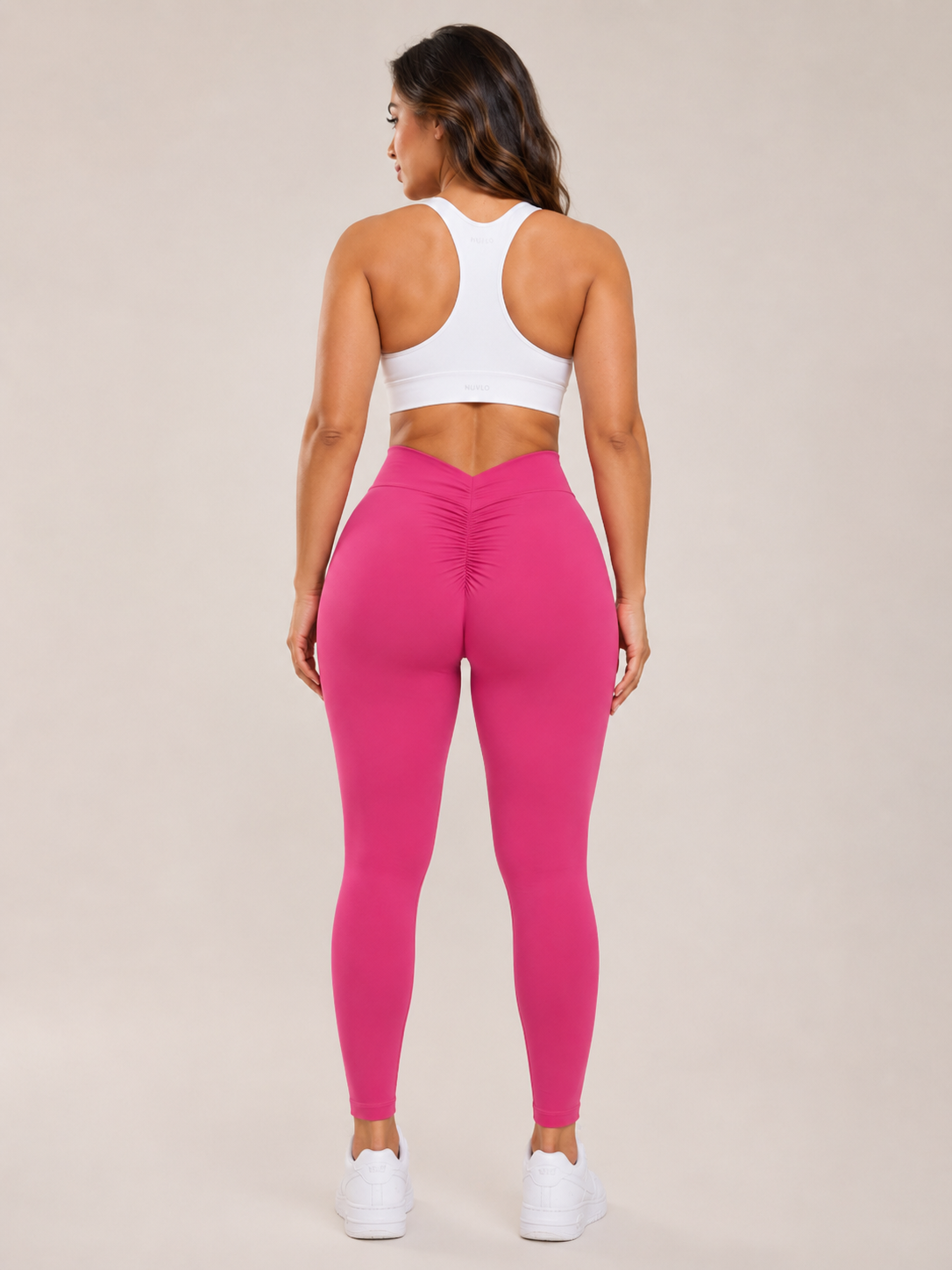 Qiora - Dames Sportlegging Met Hoge Taille En Liftend Effect