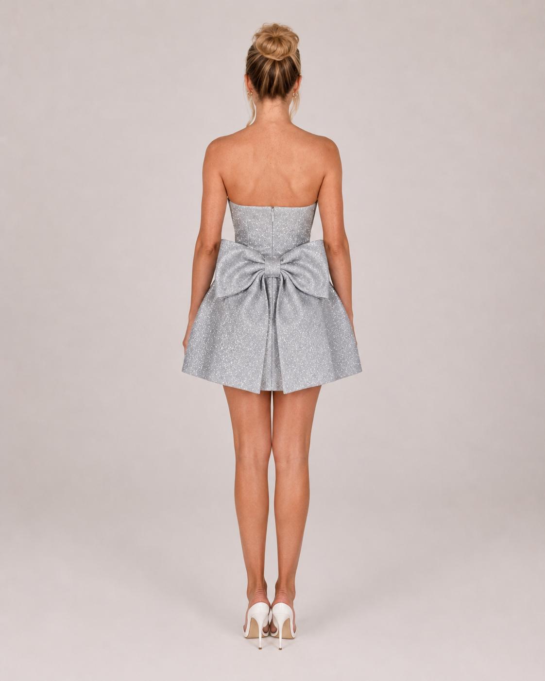 Frederique - Glanzende Mini-jurk
