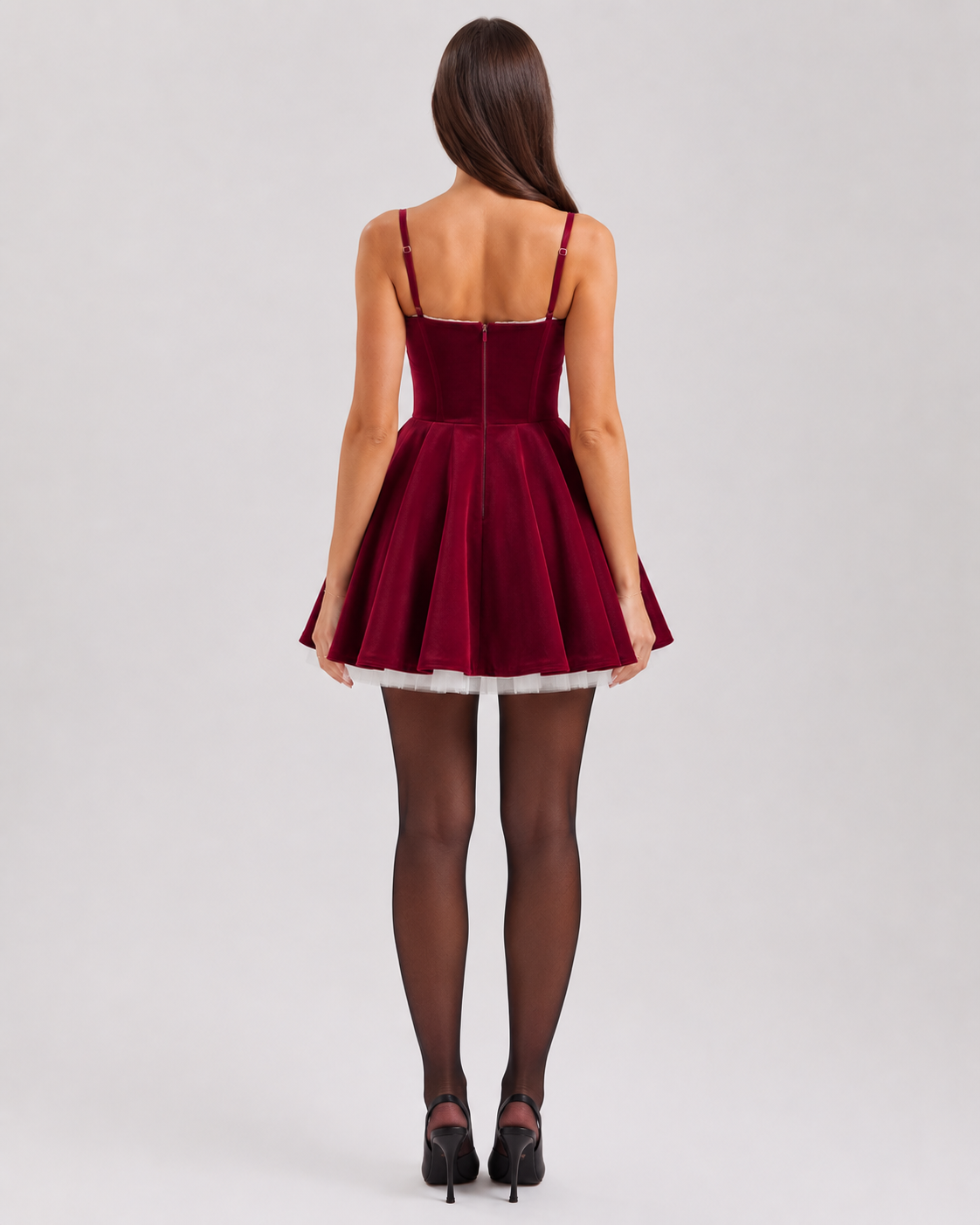 Fayelle - Fluwelen Mini-jurk