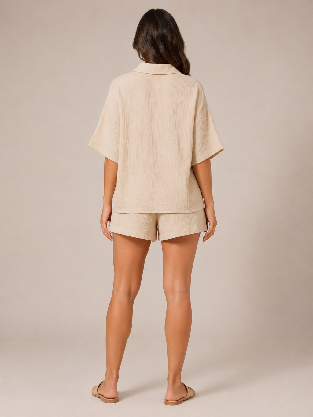 Nancy - Tweedelige Set met Top en Bermuda