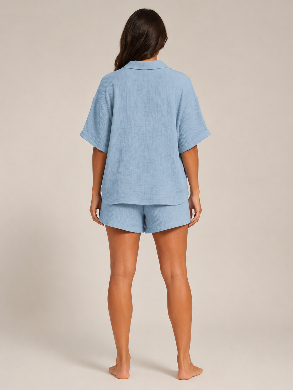 Nancy - Tweedelige Set met Top en Bermuda