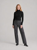 Ottavia - dames coltrui met hoge col en slim fit pasvorm