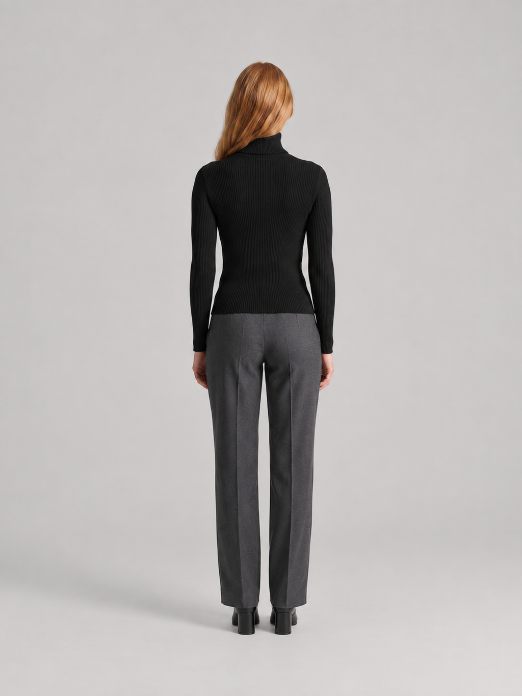 Ottavia - dames coltrui met hoge col en slim fit pasvorm