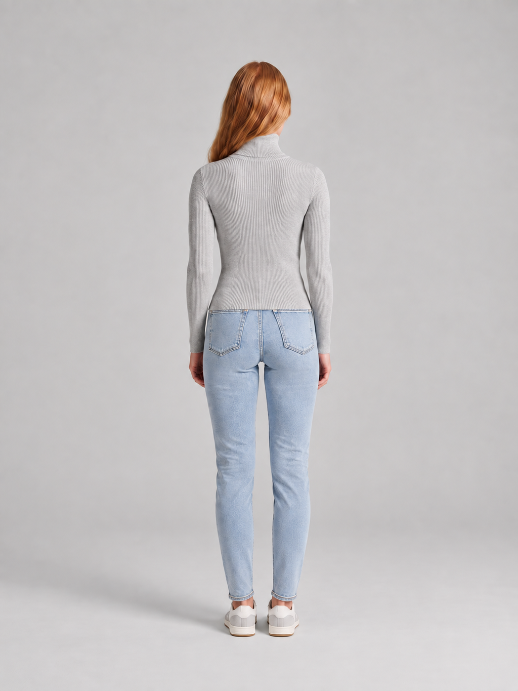 Ottavia - dames coltrui met hoge col en slim fit pasvorm