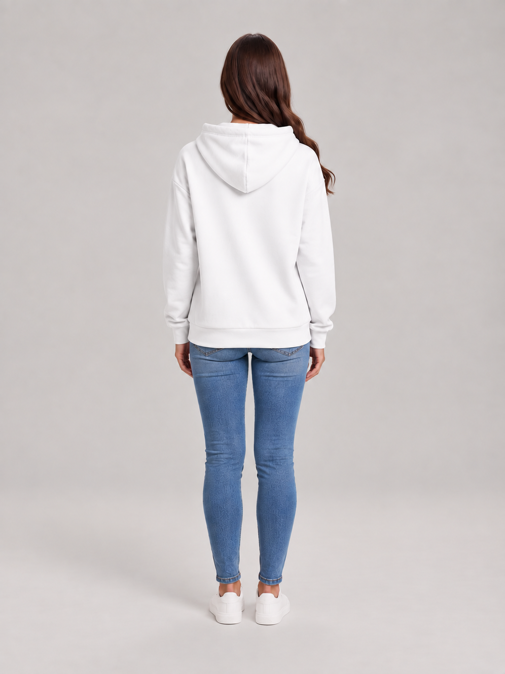 Rosalba - dames hoodie losvallend met capuchon en kangoeroezak