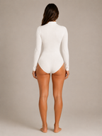 Romy - Dames Body Met Rits En Lange Mouwen