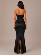 Rosalie - Strapless Maxi-jurk Met Aansluitende Pasvorm