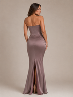 Rosalie - Strapless Maxi-jurk Met Aansluitende Pasvorm
