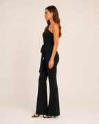 Giselore - Dames Jumpsuit Met Hoge Taille En Riem