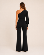 Giselore - Dames Jumpsuit Met Hoge Taille En Riem