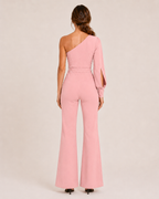 Giselore - Dames Jumpsuit Met Hoge Taille En Riem