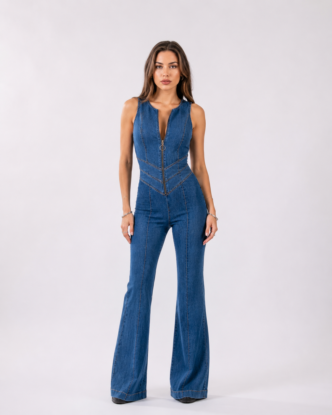 Giorenza - Vintage Denim Jumpsuit