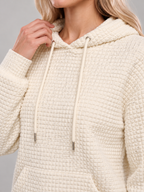 Dorina - dames hoodie met lange mouwen en losvallende pasvorm