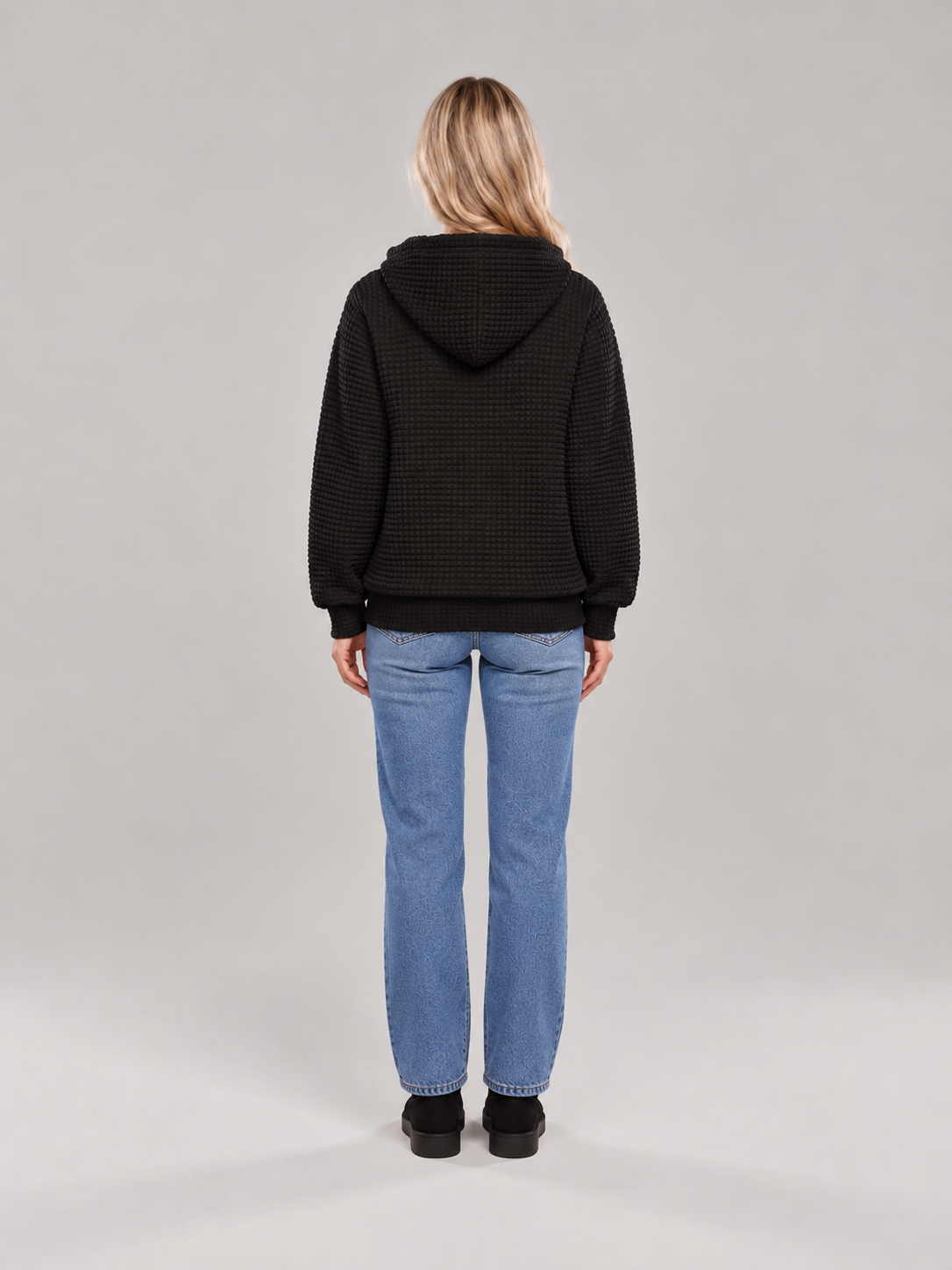 Dorina - dames hoodie met lange mouwen en losvallende pasvorm