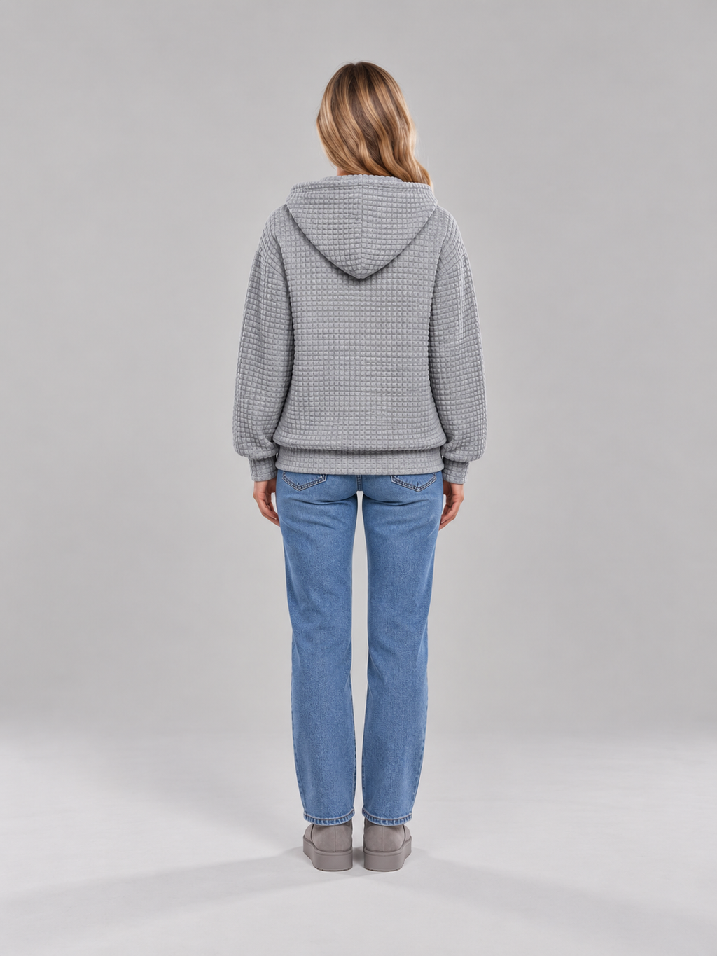 Dorina - dames hoodie met lange mouwen en losvallende pasvorm