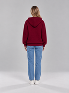 Dorina - dames hoodie met lange mouwen en losvallende pasvorm