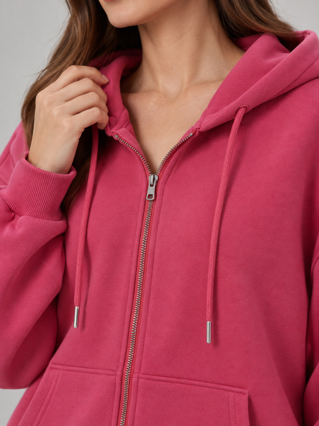 Viviana - dames vest met capuchon en ritssluiting