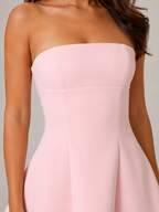 Rafaela - Strapless Mini-jurk Met A-lijn Rok