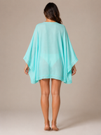 Raquel - Dames Strandtuniek Met V-hals En Kantdetails