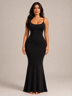 Renée - Dames Maxi-jurk Met Spaghettibandjes En Slim Fit