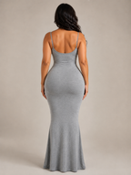 Renée - Dames Maxi-jurk Met Spaghettibandjes En Slim Fit