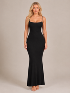Roxira - Dames Shapewear Maxi-jurk Met Spaghettibandjes