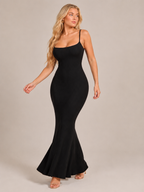 Roxira - Dames Shapewear Maxi-jurk Met Spaghettibandjes