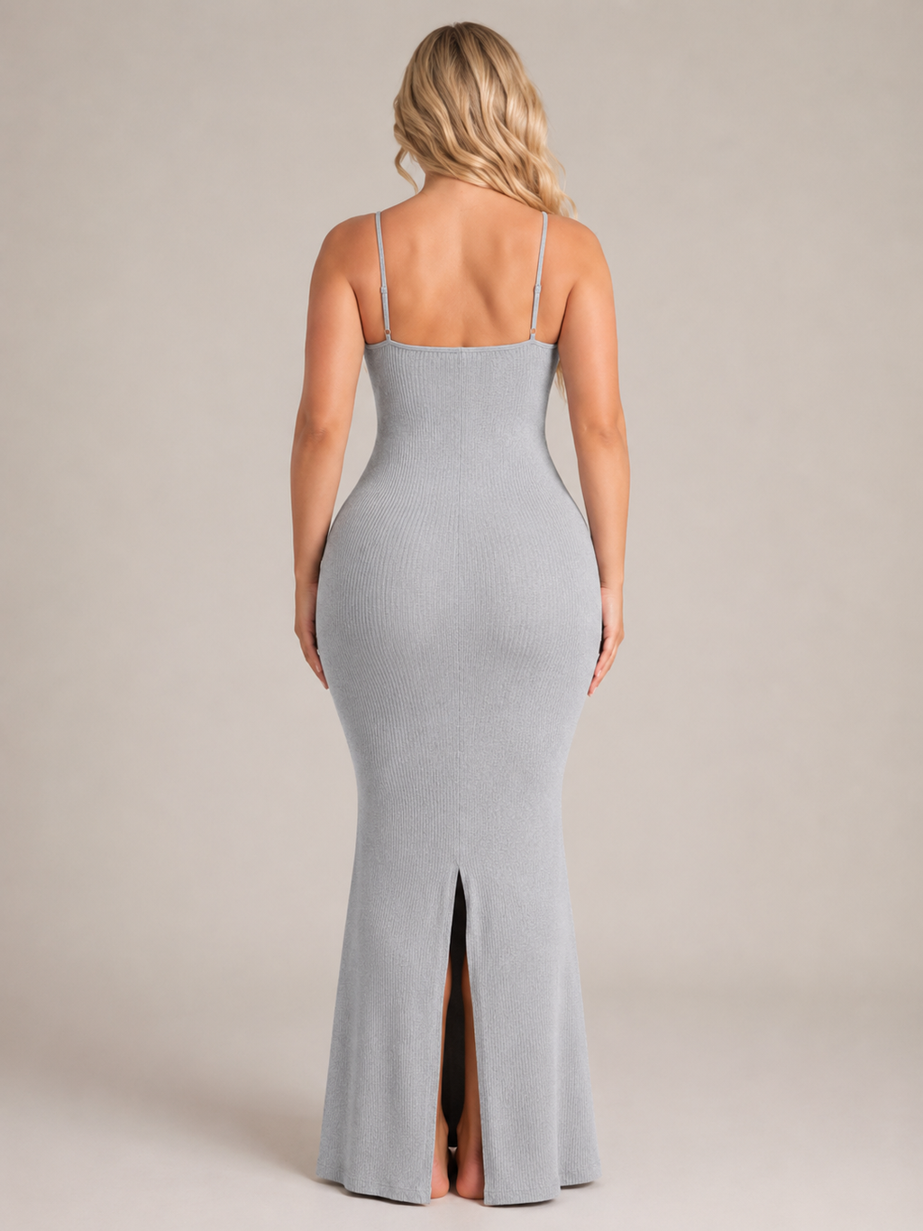 Roxira - Dames Shapewear Maxi-jurk Met Spaghettibandjes