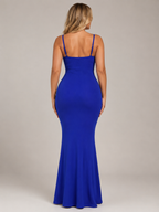 Roxira - Dames Shapewear Maxi-jurk Met Spaghettibandjes