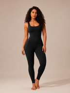 Ravelle - Dames Jumpsuit Met Brede Bandjes En Slim Fit