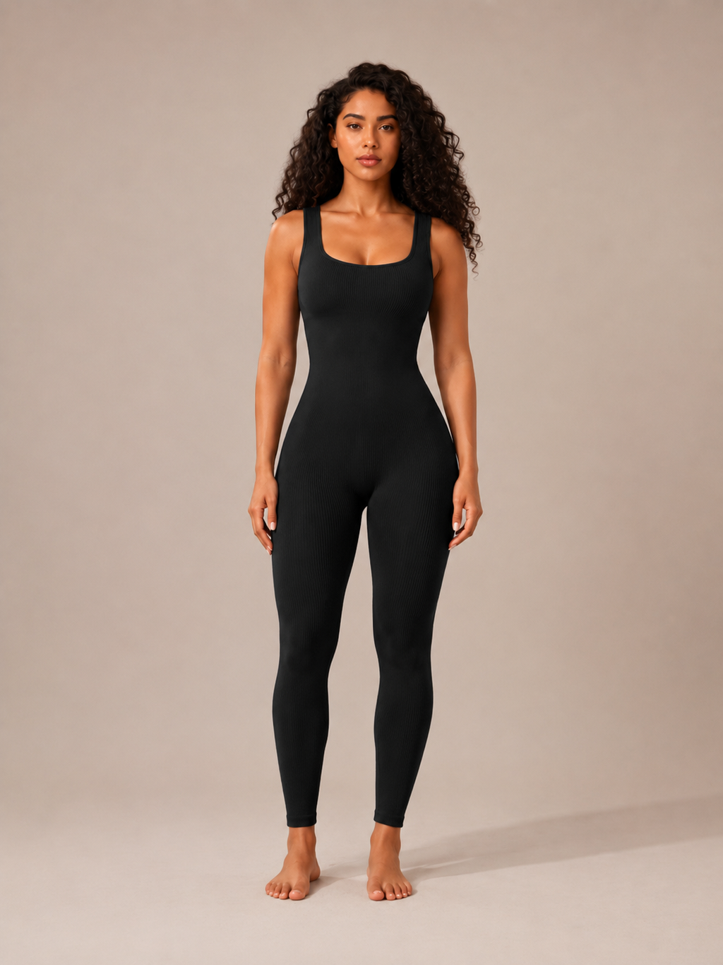 Ravelle - Dames Jumpsuit Met Brede Bandjes En Slim Fit