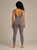 Ravelle - Dames Jumpsuit Met Brede Bandjes En Slim Fit