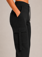 Rivka - Dames Cargo Broek Met Trekkoord En Zakken