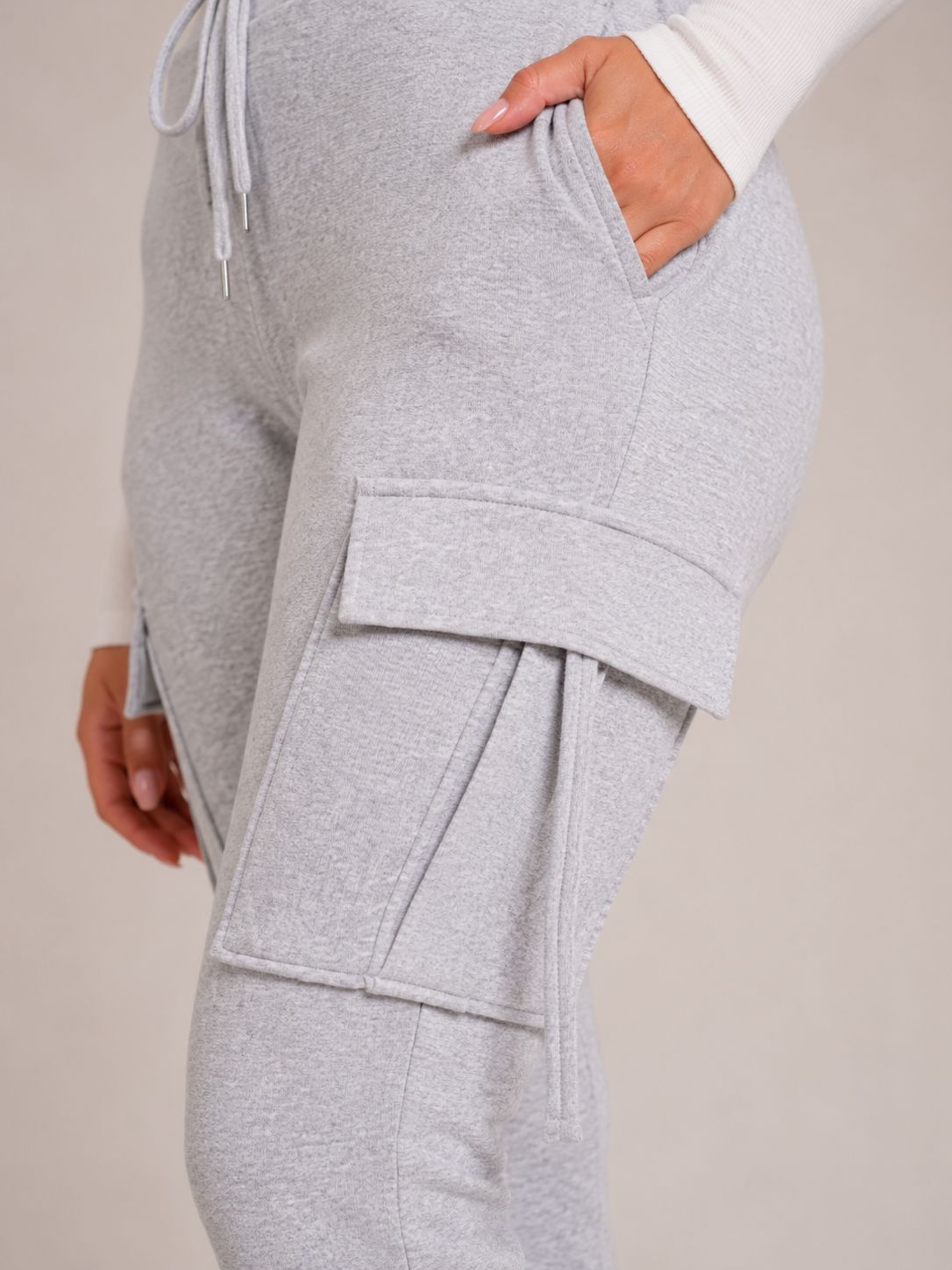 Rivka - Dames Cargo Broek Met Trekkoord En Zakken