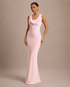 Isadora - Maxi-jurk met Open Rug en Strikdetail