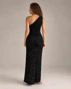 Kiki - Strapless Galajurk met Pailletten