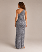 Kiki - Strapless Galajurk met Pailletten