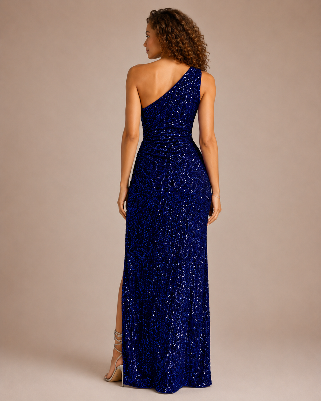Kiki - Strapless Galajurk met Pailletten